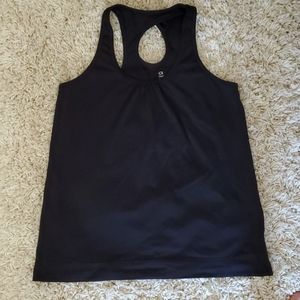 GAP Body Fit Black Flowy Tank